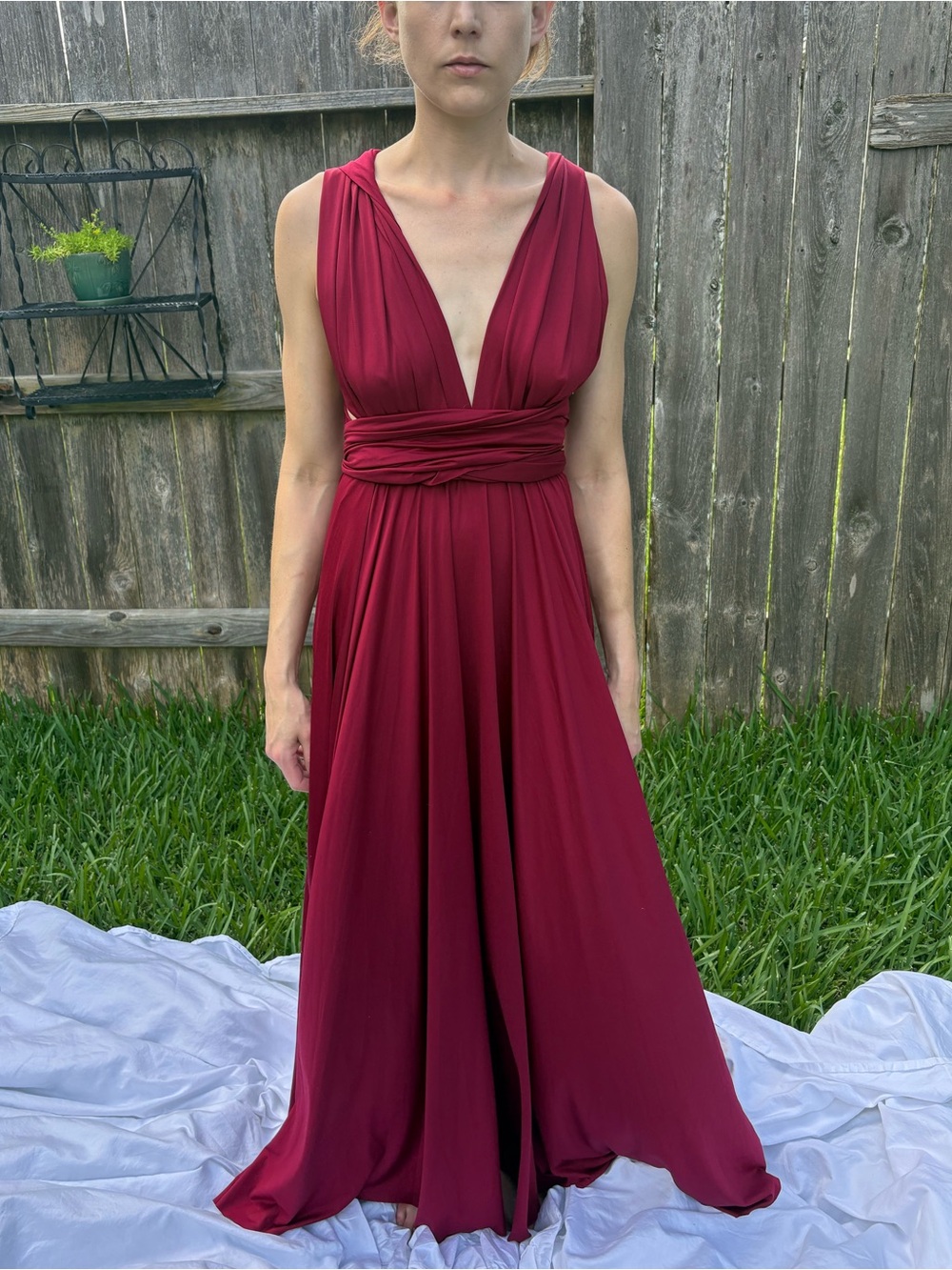Burgundy Wine Multiway Convertible Infinity Dress